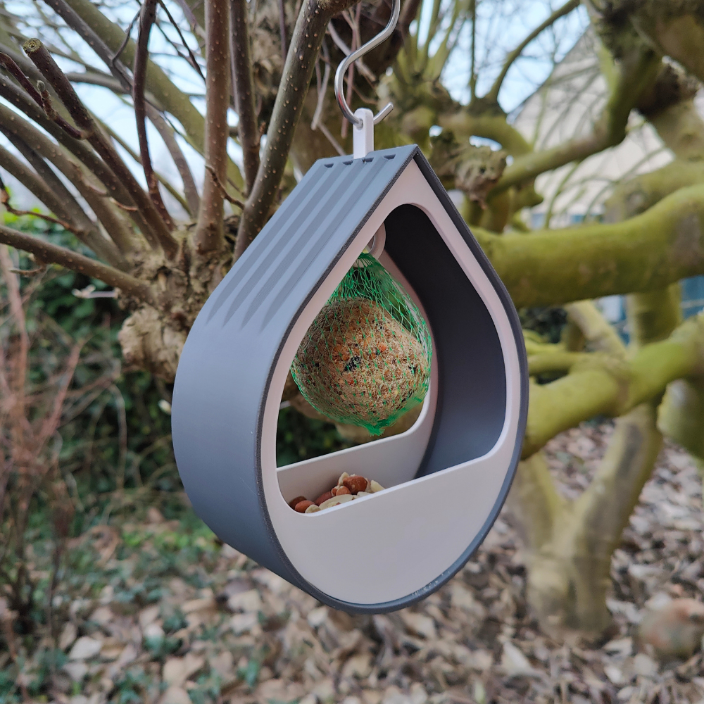 Modulaire design-voederplek - grijs