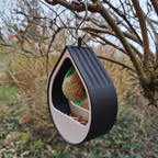 Drop habitat - modulaire vogelvoederbak - zwart
