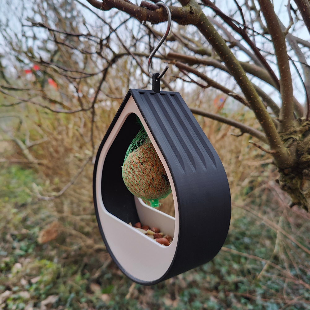 Modulaire design-voederplek - zwart