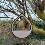 Drop habitat - modulaire vogelvoederbak - zwart