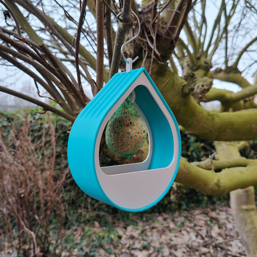 Modulaire design-voederplek - turquoise