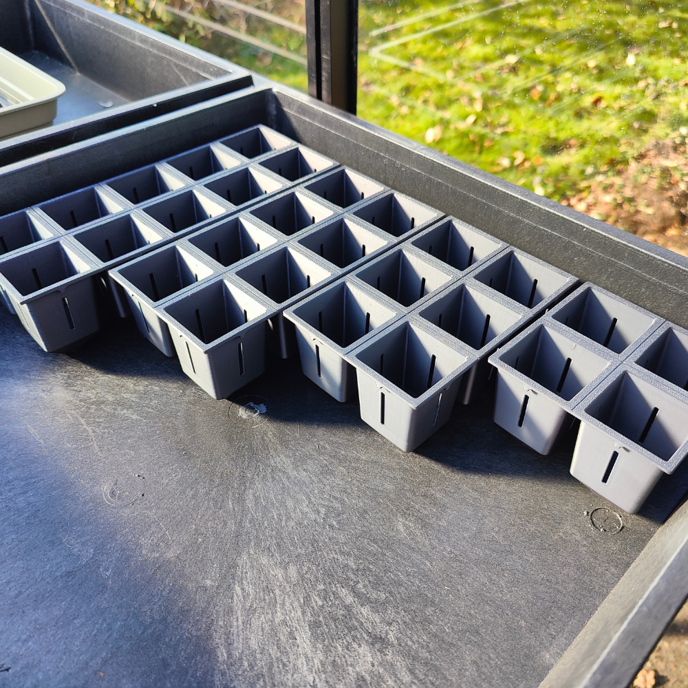 Robuuste zaaitray set