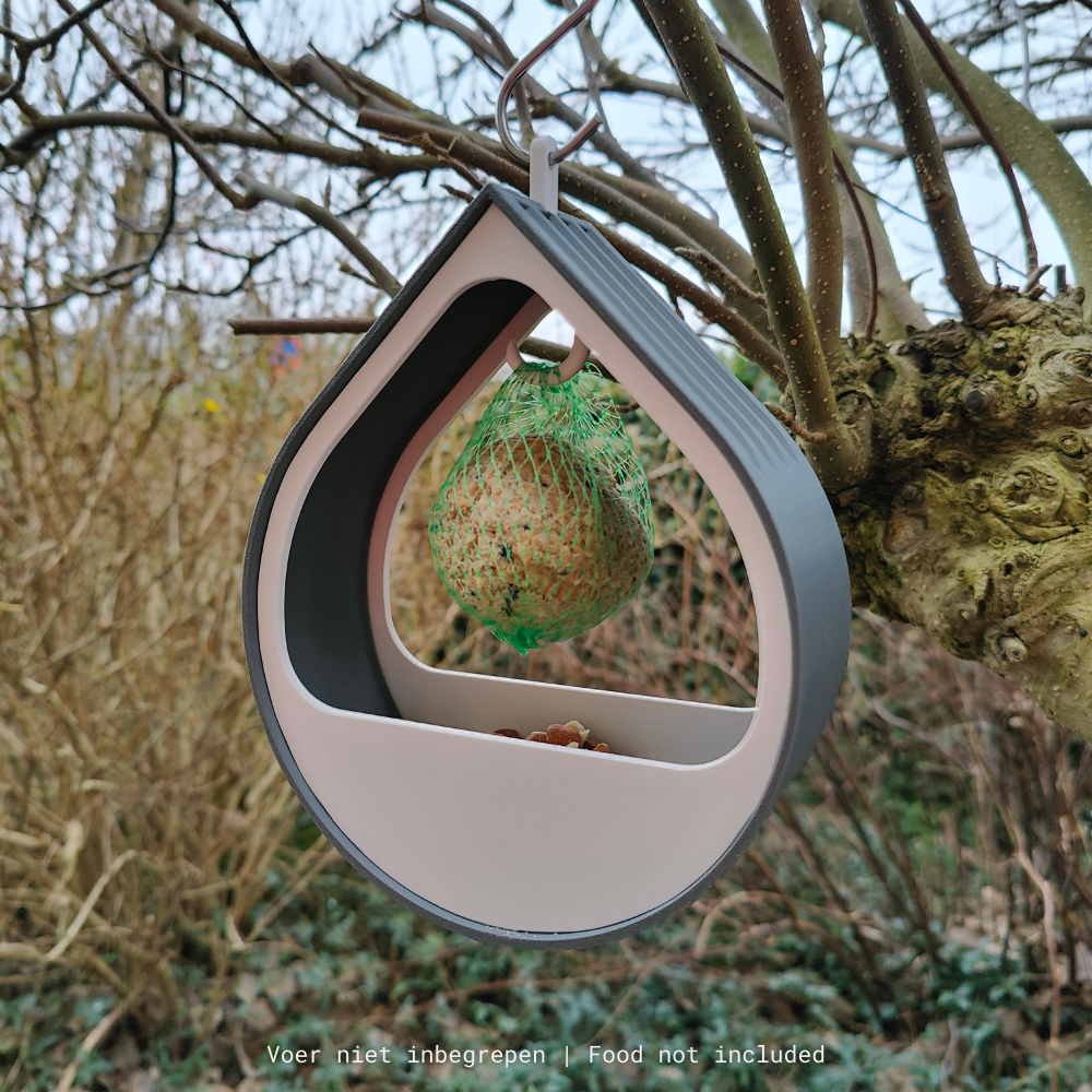 Modulaire design-voederplek - grijs