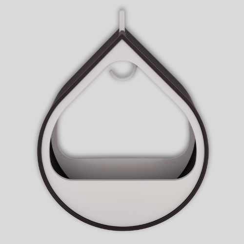 Modulaire design-voederplek voor kleine tuinvogels