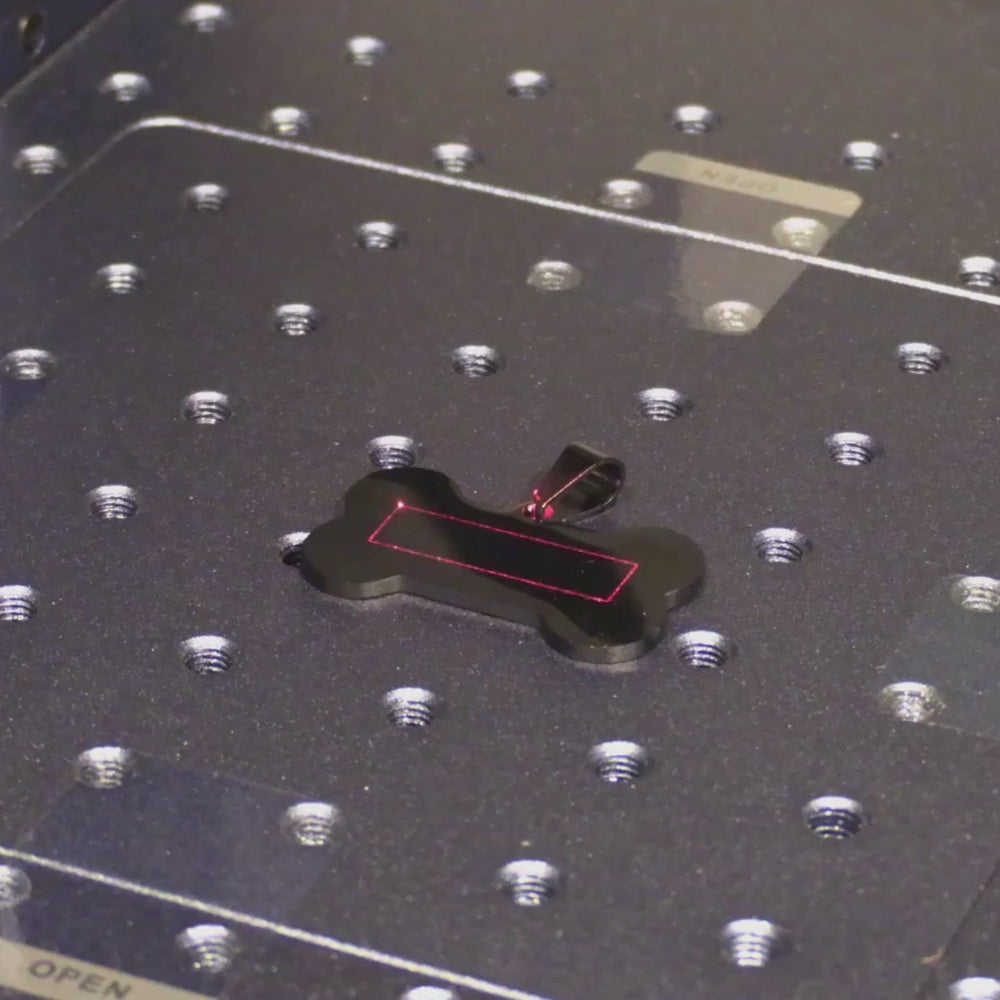 Gegraveerde hondenpenning - gepersonaliseerd